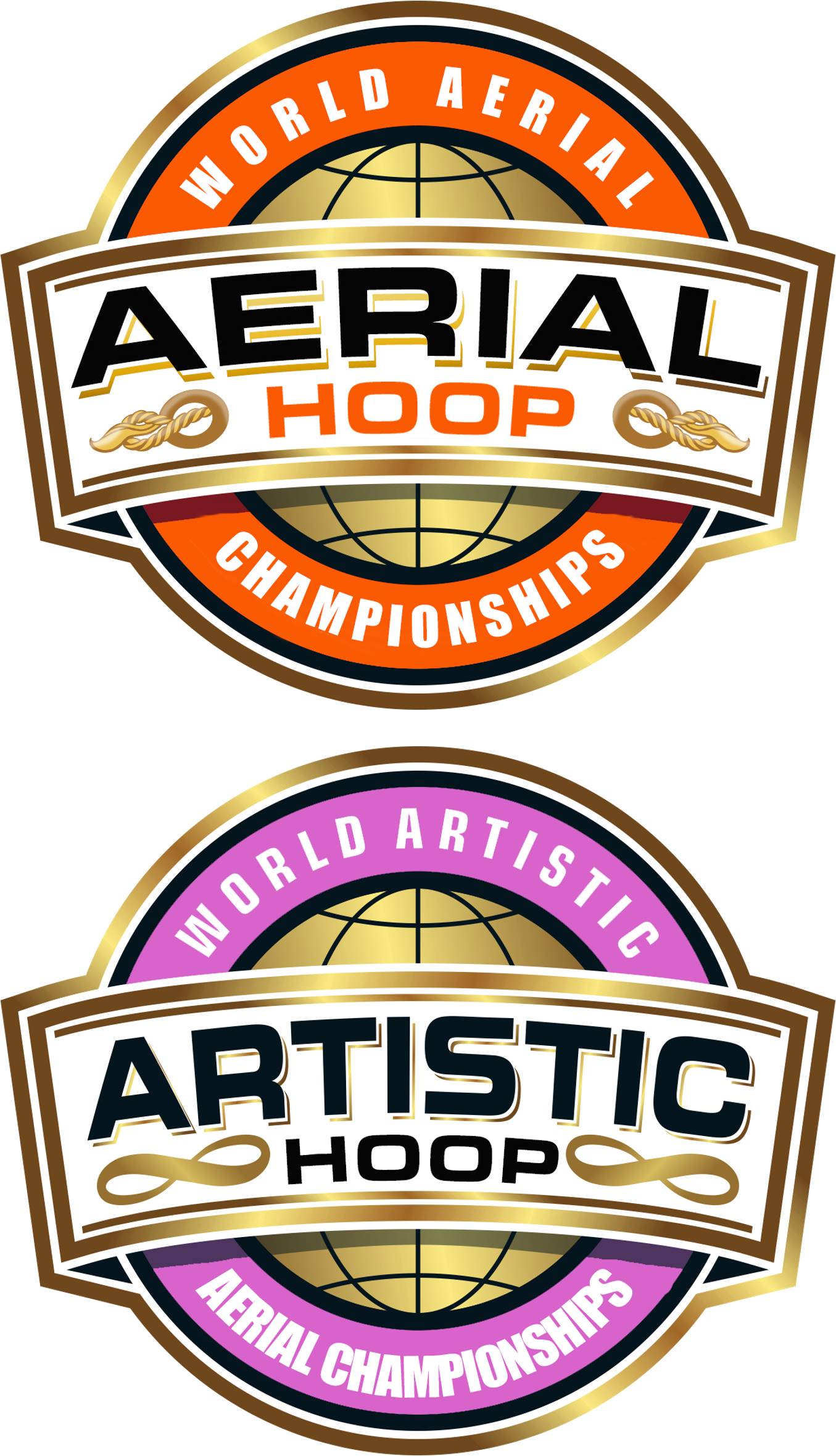 Aerial Hoop Logos combined